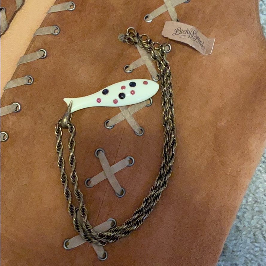 Brand New Lucky Brand Fish Necklace